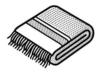 Jetés tissés à plat